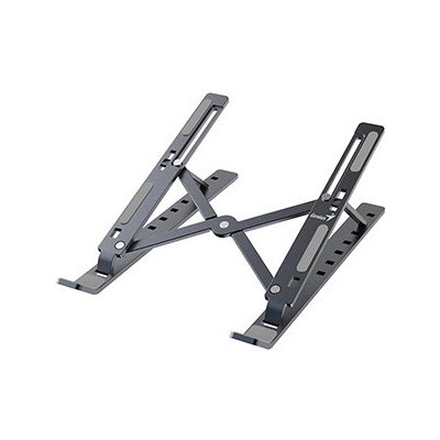 Podstavec pod notebook, G-Stand M250, polohovatelný, šedý, hliník, Genius – Sleviste.cz