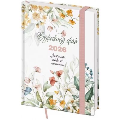 Helma 365 B6 Týdenní 2026 Bylinkový Flowers – Zboží Živě