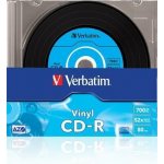 Verbatim CD-R 700MB 52x, AZO, printable, slimbox, 10ks (43426) – Zboží Živě