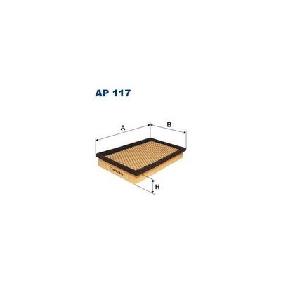 Vzduchový filtr FILTRON AP 117 – Hledejceny.cz