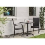 Nábytek XL 44238 Stohovatelné zahradní židle 2 ks polyratan černé – Hledejceny.cz