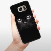 Pouzdro a kryt na mobilní telefon Samsung iSaprio Black Cat Samsung Galaxy S7 Edge