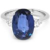 Prsteny Beny Jewellery Zlatý zásnubní se safírem a diamanty 2011535