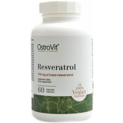 OstroVit Resveratrol VEGE 60 kapslí