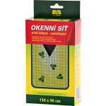 Síť okenní 150 x 90 cm černá samolepící – Zboží Dáma