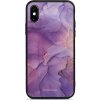 Pouzdro a kryt na mobilní telefon Apple Pouzdro Mobiwear Glossy Apple iPhone XS - G050G - Fialový mramor