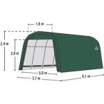 ShelterLogic 62760EU plachtová garáž 3,7 x 6,1 m – Zboží Mobilmania
