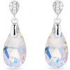 Náušnice Spark stříbrné náušnice s krystaly Swarovski Elements měnivá kapka Dainty Drop KW610616AB AB