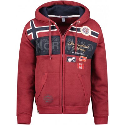 GEOGRAPHICAL Norway mikina GARADOCK bordó – Zboží Dáma