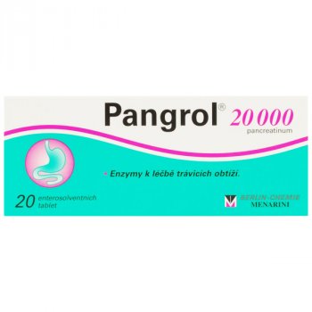 PANGROL POR 20000IU TBL ENT 20 II