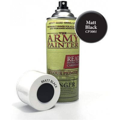 Army Painter Base Primer Matt Black Spray 400ml – Zbozi.Blesk.cz