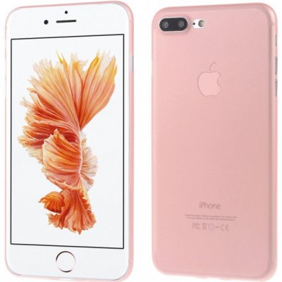 Pouzdro AppleKing ultratenké 0.3 mm matné Apple iPhone 8 Plus / 7 Plus - světle růžové