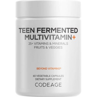 Codeage Teen's Feremented Multivitamin+ 60 Veg Kapslí – Hledejceny.cz