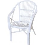 Hitra Ratanové křeslo PETANI bílé – Sleviste.cz