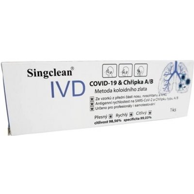 Hangzhou Singclean COVID-19 Antigen Test Kit Colloidal Gold 1 ks – Hledejceny.cz