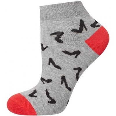 Soxo dámské kotníkové ponožky lodičky šedá – Zboží Mobilmania