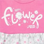 New Baby 2-dílná kojenecká bavlněná souprava Happy Flower – Zboží Mobilmania