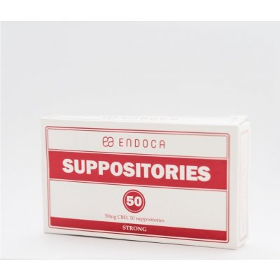 Endoca Konopné čípky 500 mg CBD 10 čípků – Hledejceny.cz