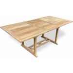 Nábytek Texim Bali hranatý teakový rozkládací stůl – Sleviste.cz