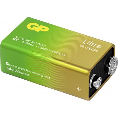 GP Batteries Ultra baterie 9 V alkalicko-manganová 9 V 1 ks – Hledejceny.cz