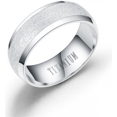 Naky Titanový prsten Baron Silver P0619