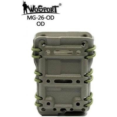 Wosport Plastová Molle na 5.56 zásobníky M4 M16 zelená – Hledejceny.cz