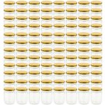 meedo zavařovací sklenice se zlatými víčky 96 x 230ml – Hledejceny.cz