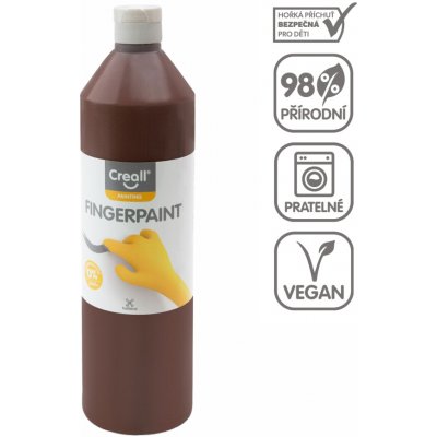 Prstová barva HAPPY INGREDIENTS, hnědá - 750 ml – Zbozi.Blesk.cz