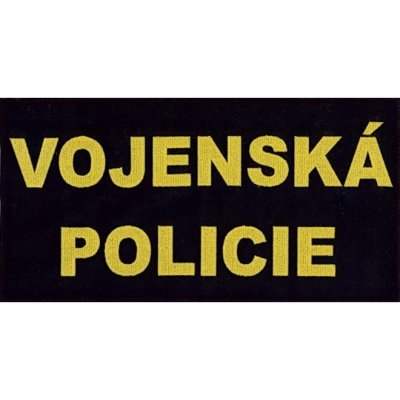 Nášivka: VOJENSKÁ POLICIE [120 x 050 mm - malá] od 100 Kč - Heureka.cz