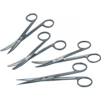 Kruuse Nůžky chir. Cooper zahnuté HT 160mm – Hledejceny.cz