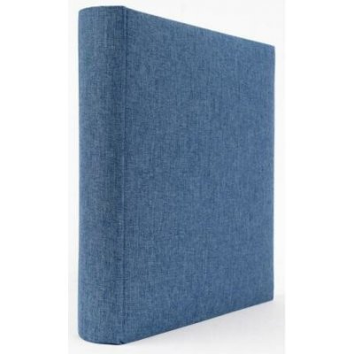 Jednobarevné fotoalbum na fotorůžky DBCL-50(B) Linen blue PL – Zboží Živě
