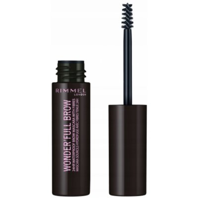 Rimmel London Wonder Full Brow voděodolná dlouhotrvající řasenka na obočí 003 Dark 4,5 ml – Zboží Mobilmania