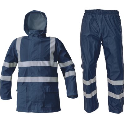 Cerva Siret Nepromokavý oblek HV navy 3XL – Zboží Dáma