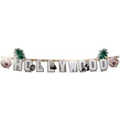 Girlanda nápis hollywood 135 cm GoDan – Zboží Dáma Girlanda nápis hollywood 135 cm GoDan – Zboží Dáma