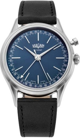 Vulcain Cricket President Blue Black Plain