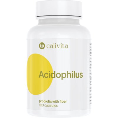 CaliVita Acidophilus with Psyllium 100 kapslí – Zboží Mobilmania