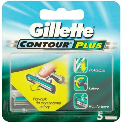 Gillette Contour Plus 5 ks – Hledejceny.cz