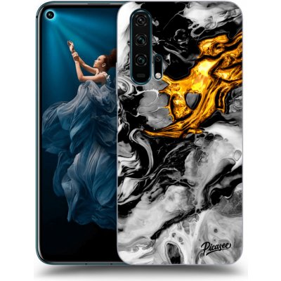 Pouzdro Picasee silikonové Honor 20 Pro - Black Gold 2 čiré – Zboží Mobilmania