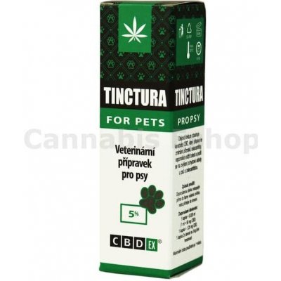 CBDex Tinctura For Pets 5% CBD 10 ml – Hledejceny.cz
