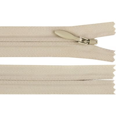 Prima-obchod Spirálový zip skrytý YKK No 4 délka 65 cm, barva 572 béžová nejsv. – Hledejceny.cz