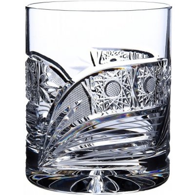 Onte Crystal Broušené sklenice na whisky Kometa 6 skleniček v 330 ml