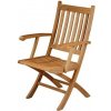 Zahradní židle a křeslo Teakové skládací jídelní křeslo Ascot Barlow Tyrie 57,8x61,5x95,1 cm (1ASC)