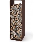 Flamingo DELUXE 2 Stojan na dřevo hnědá sametová – Zboží Dáma