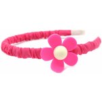 Dětská čelenka s květem Barva: světle růžová – Zboží Dáma