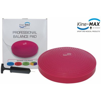 Kine-MAX Professional Balance Pad Balanční čočka růžová