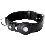 Petify Kožený obojek pro psa Buddy s pouzdrem na AirTag – Zboží Dáma