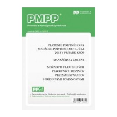 PMPP 12-13/2013 Platenie poistného na sociálne poistenie od 1. júla 2013 v prípade SZČO – Hledejceny.cz