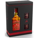 Jack Daniel's Fire 35% 0,7 l (dárkové balení 2 sklenice) – Zboží Mobilmania