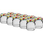 Browin zavařovací sklenice s barevným víčkem 10 x 30ml – Zboží Mobilmania
