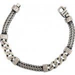 INFINITYSILVER Stříbrný pánský náramek FOXPANCR oxidovaný 2021AC00220 – Zboží Mobilmania